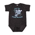 thumbnail image 1 of Inktastic Save the Chubby Mermaids with Cute Manatees Boys or Girls Baby Bodysuit, 1 of 5