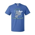 thumbnail image 1 of Inktastic Save the Chubby Mermaids with Cute Manatees T-Shirt, 1 of 5