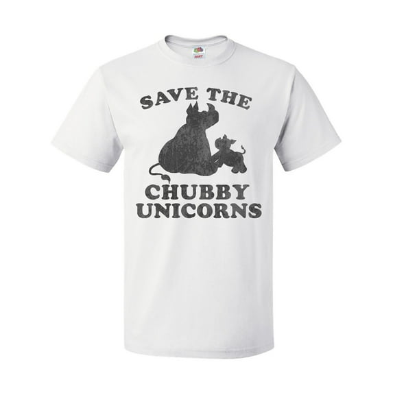 Inktastic Save the Chubby Unicorns with Cute Rhinos T-Shirt