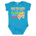 thumbnail image 1 of Inktastic Save the Earth. Its the Only Planet with Pizza. Boys or Girls Baby Bodysuit, 1 of 5