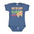 thumbnail image 1 of Inktastic Save the Earth. Its the Only Planet with Pizza. Boys or Girls Baby Bodysuit, 1 of 5
