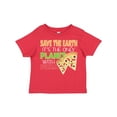 thumbnail image 1 of Inktastic Save the Earth. Its the Only Planet with Pizza. Boys or Girls Toddler T-Shirt, 1 of 5