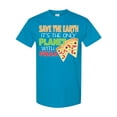 thumbnail image 1 of Inktastic Save the Earth. Its the Only Planet with Pizza. T-Shirt, 1 of 5