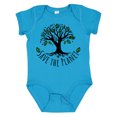 thumbnail image 1 of Inktastic Save the Planet Tree Design with Green Leaves Boys or Girls Baby Bodysuit, 1 of 5