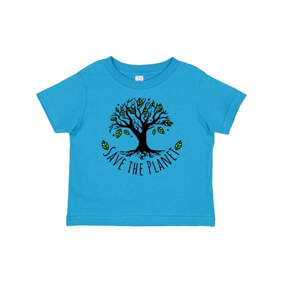Inktastic Save the Planet Tree Design with Green Leaves Boys or Girls Baby T-Shirt