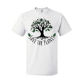 thumbnail image 1 of Inktastic Save the Planet Tree Design with Green Leaves T-Shirt, 1 of 5