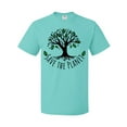 thumbnail image 1 of Inktastic Save the Planet Tree Design with Green Leaves T-Shirt, 1 of 5