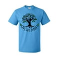 thumbnail image 1 of Inktastic Save the Planet Tree Design with Green Leaves T-Shirt, 1 of 5