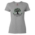 thumbnail image 1 of Inktastic Save the Planet Tree Design with Green Leaves Women's T-Shirt, 1 of 5
