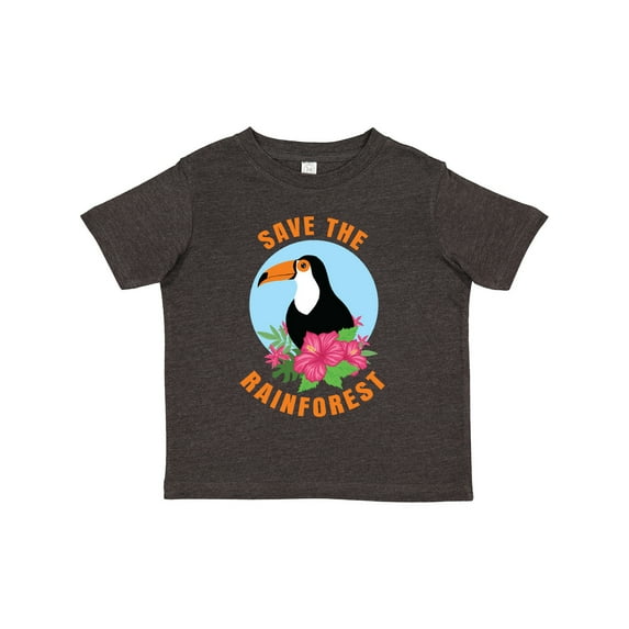 Inktastic Save the Rainforest Toucan Illustration Boys or Girls Toddler T-Shirt