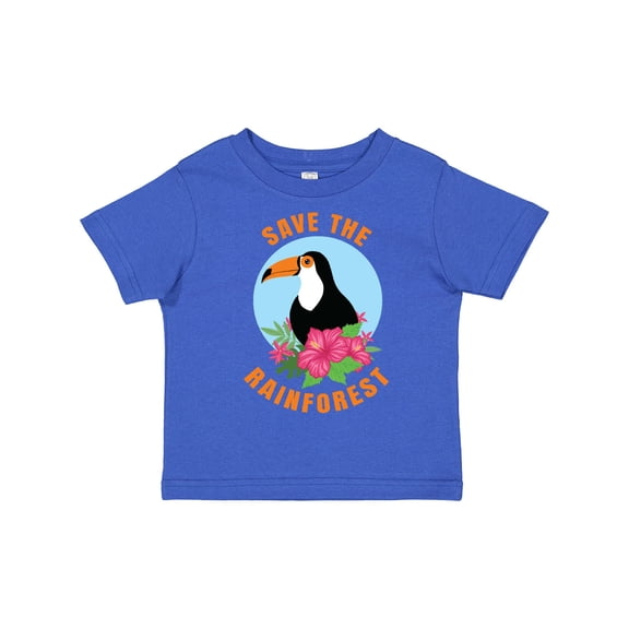 Inktastic Save the Rainforest Toucan Illustration Boys or Girls Toddler T-Shirt