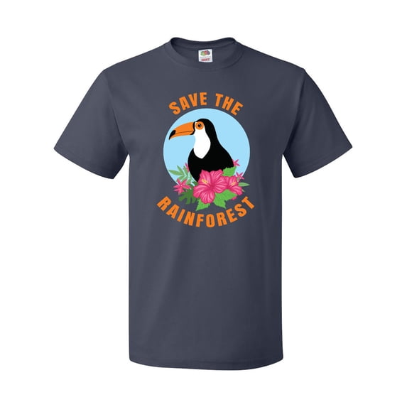 Inktastic Save the Rainforest Toucan Illustration T-Shirt