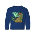 thumbnail image 1 of Inktastic Save the Rainforest with Basilisk Lizard on a Tree Long Sleeve Youth T-Shirt, 1 of 5