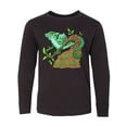 thumbnail image 1 of Inktastic Save the Rainforest with Basilisk Lizard on a Tree Long Sleeve Youth T-Shirt, 1 of 5