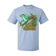 thumbnail image 1 of Inktastic Save the Rainforest with Basilisk Lizard on a Tree T-Shirt, 1 of 5