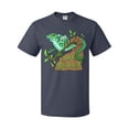 thumbnail image 1 of Inktastic Save the Rainforest with Basilisk Lizard on a Tree T-Shirt, 1 of 5