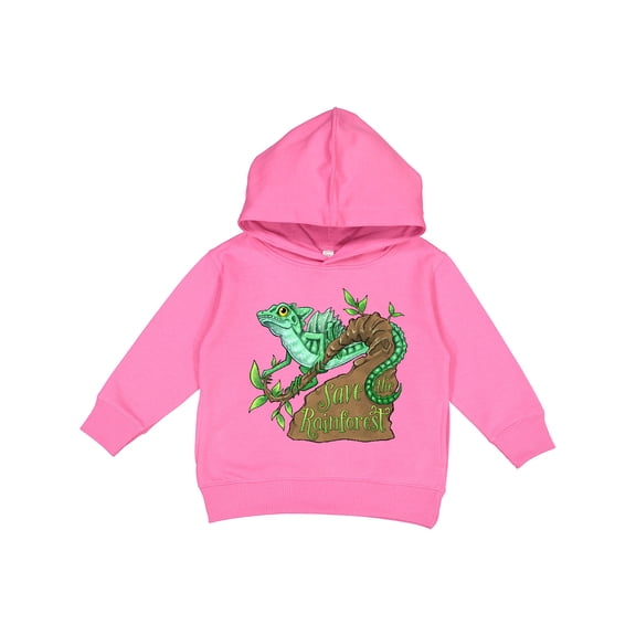 Inktastic Save the Rainforest with Basilisk Lizard on a Tree Toddler Hoodie
