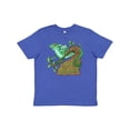thumbnail image 1 of Inktastic Save the Rainforest with Basilisk Lizard on a Tree Youth T-Shirt, 1 of 5