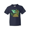thumbnail image 1 of Inktastic Save the Rainforest with Basilisk Lizard on a Tree Youth T-Shirt, 1 of 5