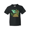 thumbnail image 1 of Inktastic Save the Rainforest with Basilisk Lizard on a Tree Youth T-Shirt, 1 of 5