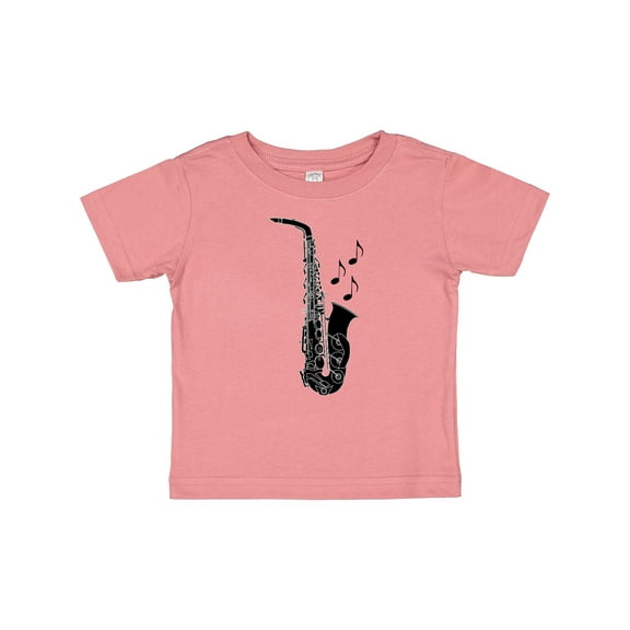 Inktastic Saxophone Musician Band Gift Idea Boys or Girls Baby T-Shirt