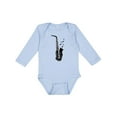 thumbnail image 1 of Inktastic Saxophone Musician Band Gift Idea Boys or Girls Long Sleeve Baby Bodysuit, 1 of 5