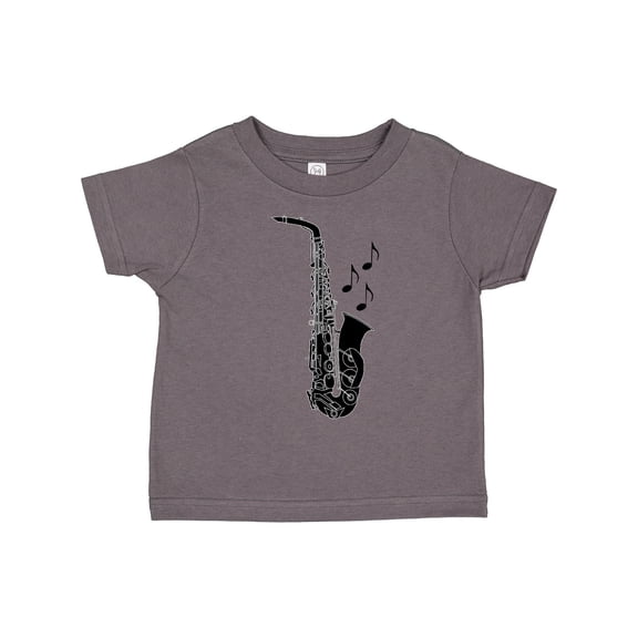 Inktastic Saxophone Musician Band Gift Idea Boys or Girls Toddler T-Shirt