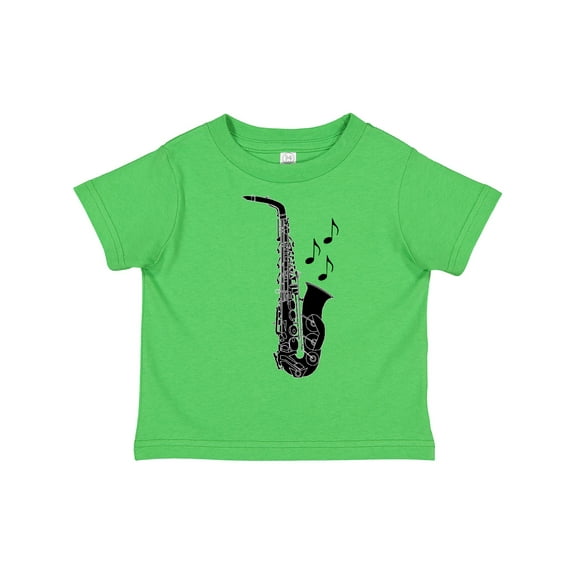 Inktastic Saxophone Musician Band Gift Idea Boys or Girls Toddler T-Shirt