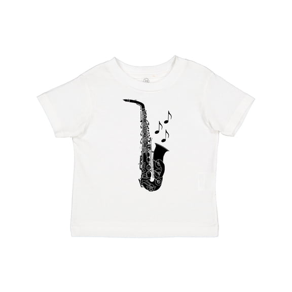 Inktastic Saxophone Musician Band Gift Idea Boys or Girls Toddler T-Shirt