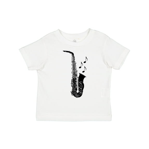 Inktastic Saxophone Musician Band Gift Idea Boys or Girls Toddler T-Shirt