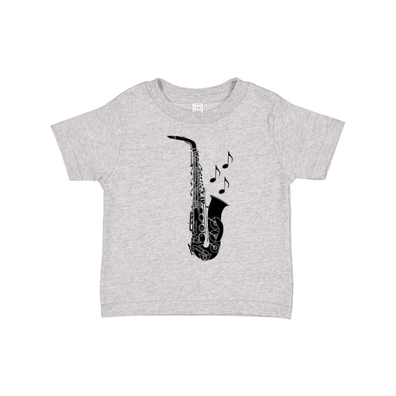 Inktastic Saxophone Musician Band Gift Idea Boys or Girls Toddler T-Shirt
