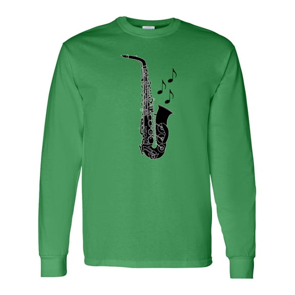 Inktastic Saxophone Musician Band Idea Long Sleeve T-Shirt