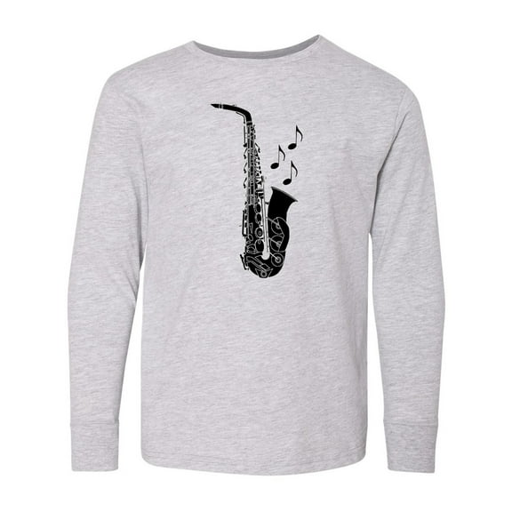 Inktastic Saxophone Musician Band Idea Long Sleeve Youth T-Shirt