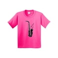 thumbnail image 1 of Inktastic Saxophone Musician Band Idea Youth T-Shirt, 1 of 5