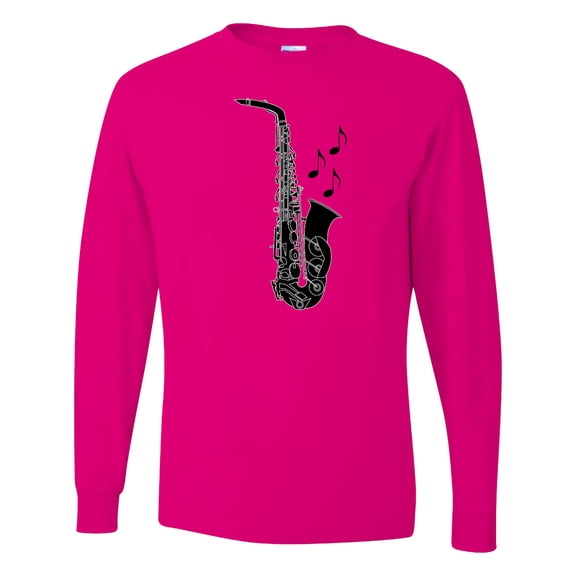 Inktastic Saxophone Musician Band Idea Long Sleeve T-Shirt