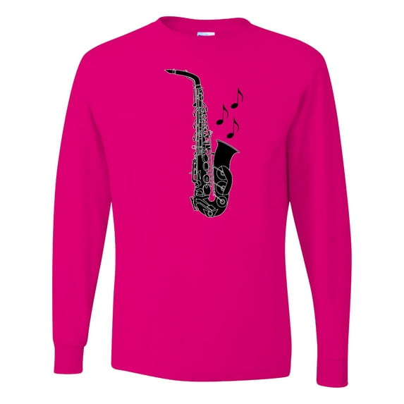 Inktastic Saxophone Musician Band Idea Long Sleeve T-Shirt