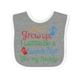thumbnail image 1 of Inktastic Saxophone Player Like Daddy Boys or Girls Baby Bib, 1 of 4