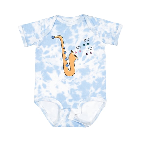 Inktastic Saxophone Player Music Girls Baby Bodysuit