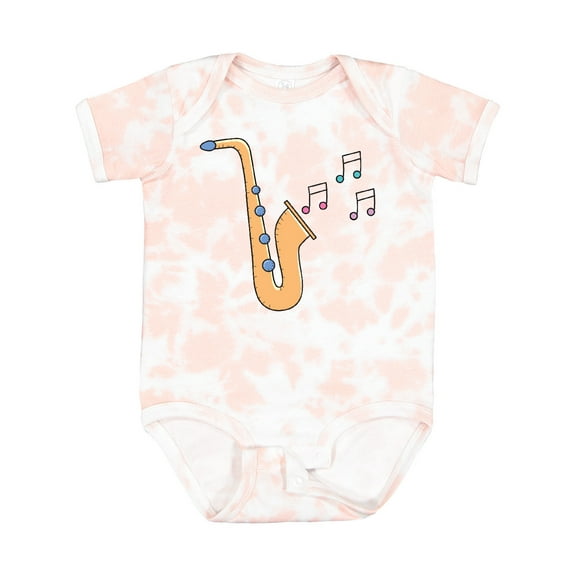 Inktastic Saxophone Player Music Girls Baby Bodysuit