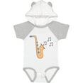 thumbnail image 1 of Inktastic Saxophone Player Music Girls Baby Bodysuit, 1 of 5