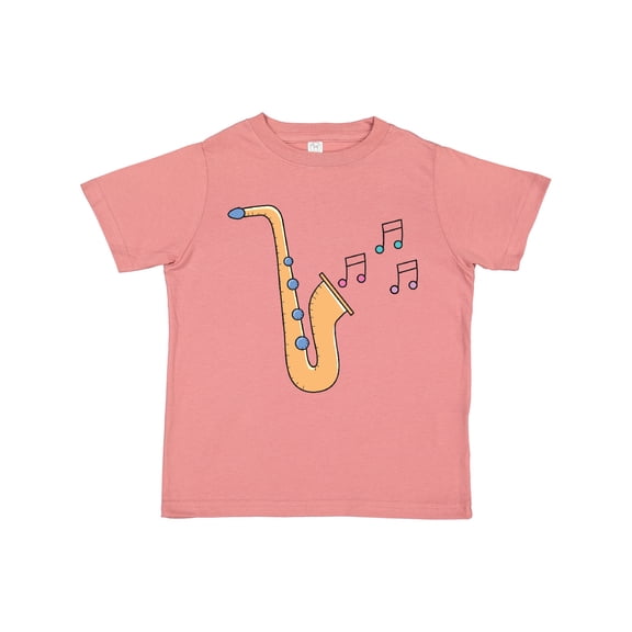 Inktastic Saxophone Player Music Girls Toddler T-Shirt