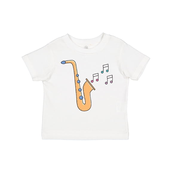 Inktastic Saxophone Player Music Girls Toddler T-Shirt