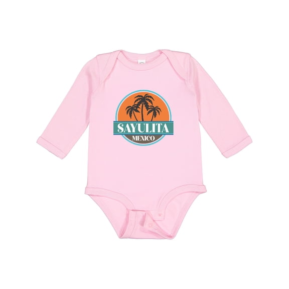 Inktastic Sayulita Mexico Vacation Souvenir Boys or Girls Long Sleeve Baby Bodysuit