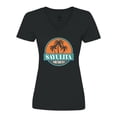 thumbnail image 1 of Inktastic Sayulita Mexico Vacation Souvenir Women's V-Neck T-Shirt, 1 of 5