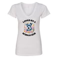 thumbnail image 1 of Inktastic Schnauzer Dog Lover Women's V-Neck T-Shirt, 1 of 5