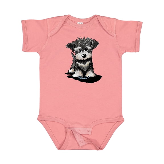 Inktastic Schnauzer Pup Boys or Girls Baby Bodysuit