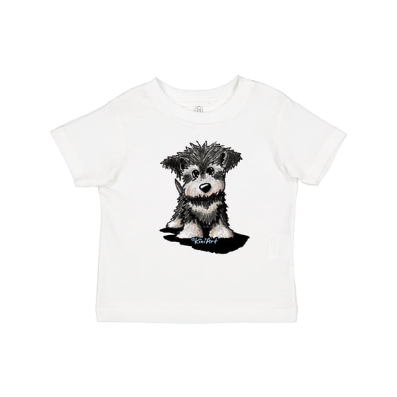 Inktastic Schnauzer Pup Boys or Girls Toddler T-Shirt
