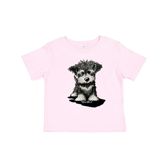 Inktastic Schnauzer Pup Boys or Girls Toddler T-Shirt