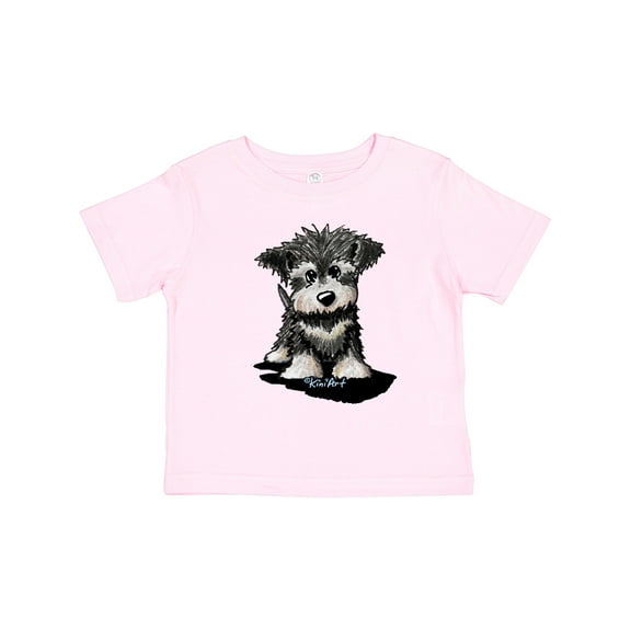 Inktastic Schnauzer Pup Boys or Girls Toddler T-Shirt