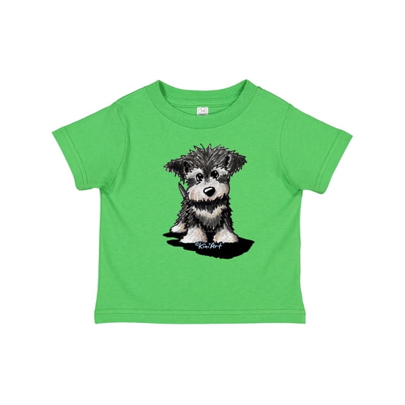 Inktastic Schnauzer Pup Boys or Girls Toddler T-Shirt